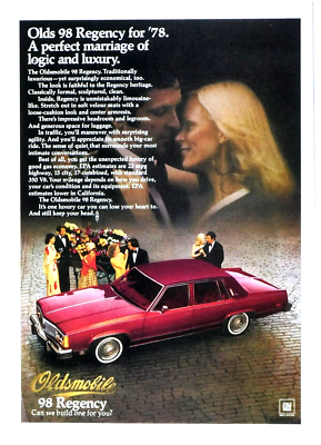 1978 Oldsmobile Ninety Eight Regency Vintage Perfect Marriage