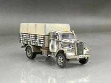 1/72 Built WWII German Opel Blitz Truck Winter camo pattern B Model