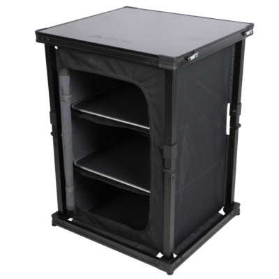 Camping Kitchen Organizer Outdoor Cooking Hardtop Table Gray 23 X 20 X 31 Inch