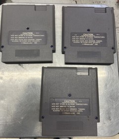 TESTED!!! METAL GEAR - THE LITTLE MERMAID - QUARTERBACK COMBO GAMES NINTENDO NES