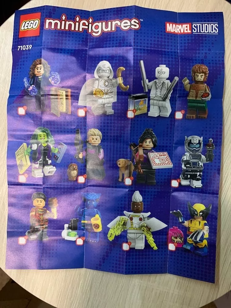 LEGO Minifigures 71039 Marvel Series 2 Complete Set