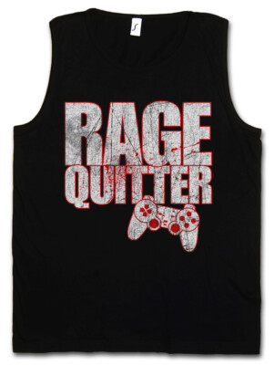 RAGE QUITTER HERREN TANK TOP Fun Gamer Gaming computer scientist Raid MMORPG RPG