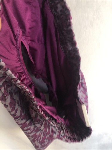 NWT Nike Girls One Dri-FIT Purple/Gray/Black, Woven High Rise Shorts Kids Large - Picture 8 of 8