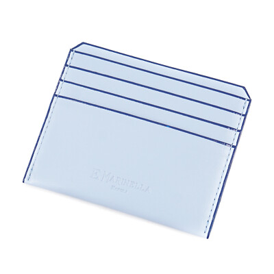 E.Marinella Napoli Medium Double-Sided Credit Card Holder Wallet in Calf Leather