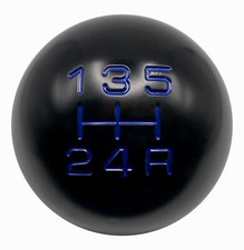 black R2 round 5 speed blue gear shift knob for toyota