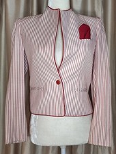 Vintage 1976 Womens Sasson New York Paris Blazer Size 4