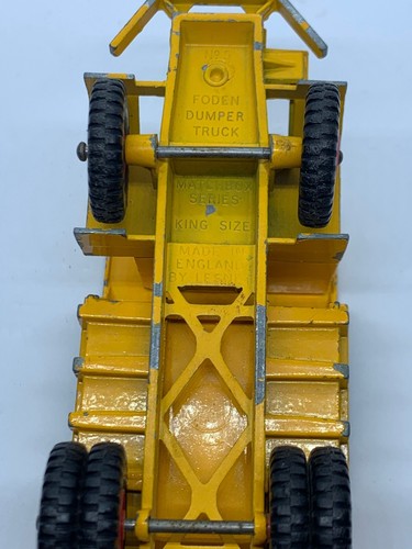 Vintage Lesney Matchbox King Size Diecast No 5 Foden Dumper Truck Lorry 1964 - Picture 5 of 6
