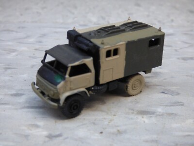 Roco Minitanks Painted 1/87 Modern German Unimog Communication Truck Lot #7844B 