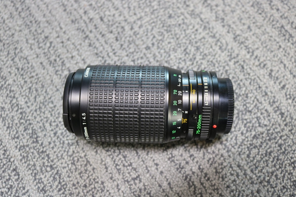 Canon FD 75-200mm f/4.5 Zoom Lens - Made in Japan | eBay