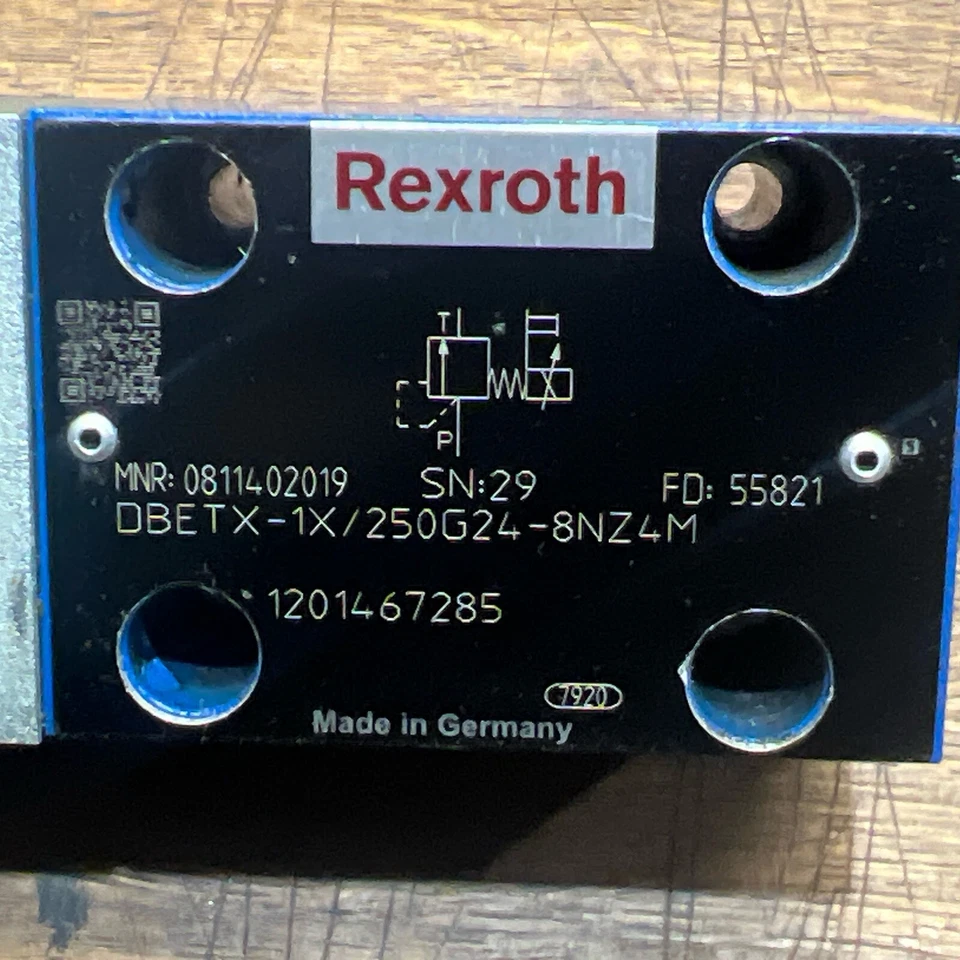 🔥Válvula de alivio de presión proporcional Rexroth DBETX-1X/250G24-8NZ4M 24VDC🇺🇸 Foto 2 de 4