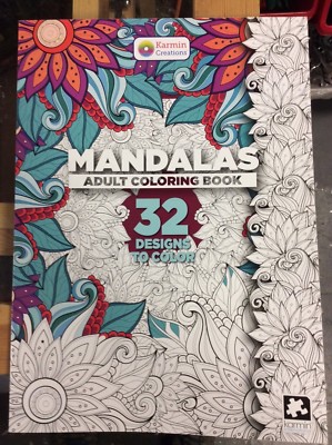 Adult Coloring Book Mandalas Relax and Rewind with Karmin Creations | eBay