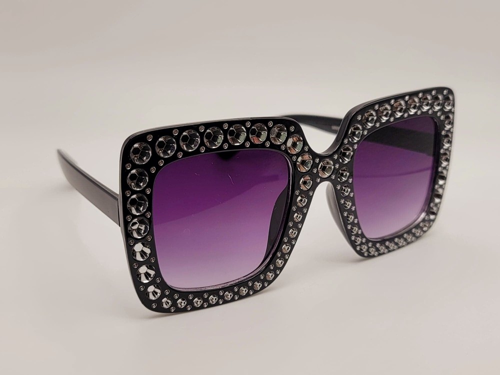Luxury Big Rectangle Unisex Luxury Sunglasses Vintage Punk