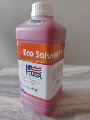 Eco Solvent Ink DX4 DX5 DX Roland Mimaki Mutoh printers Magenta 1 liter EN-USA
