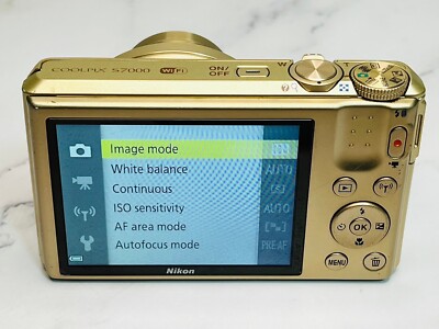 Nikon COOLPIX S7000 Gold 16.0MP 20x Compact Digital Camera Fast