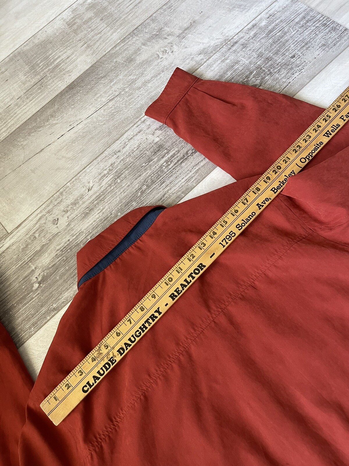 PETER MILLAR Bomber Jacket Coat Burnt Orange Men'… - image 9