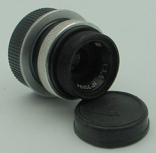 Soviet OMP1-34-2 3.5/34mm Micrographic lens with M39 screw mount EXC 