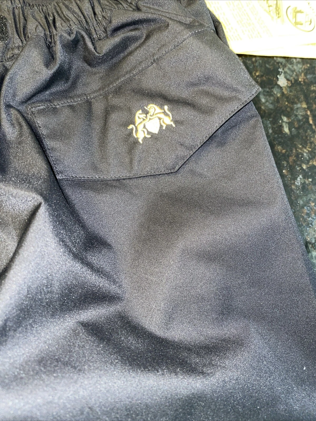 Macgregor black mens golf rain pants large Adjustable Becomes Shorts New L