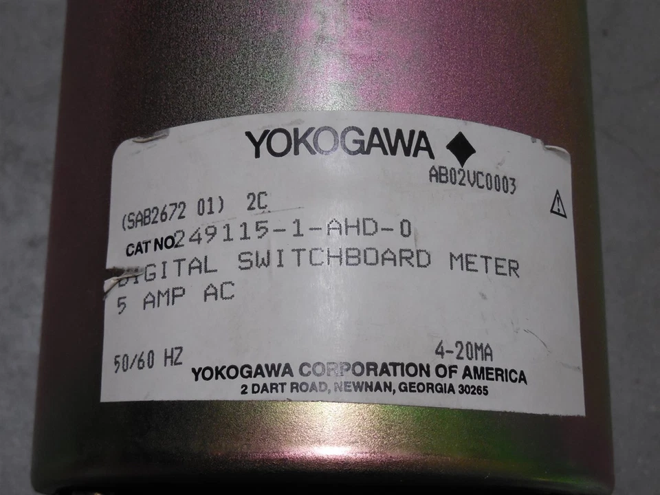 Amplificador medidor de centralita digital Yokogawa 249115-1-AHD-0 Power Series Plus usado Foto 4 de 4