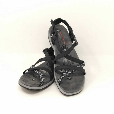 skechers women's reggae slim keep close gladiator sandal