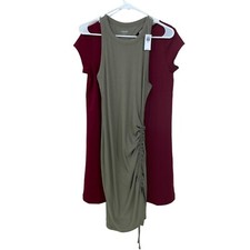 NWT LOT of 2 GAP/OLD NAVY Size XS Sleeveless & Short Sleeve Dresses Stretch New