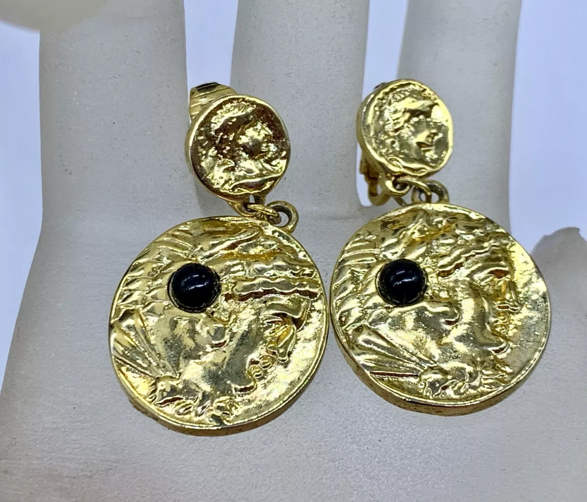 Antique online coin earrings