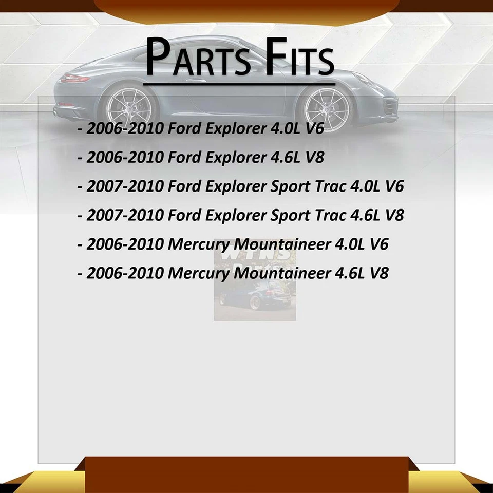 Extremos de barra de amarre exterior interior delantero 4x para Ford Explorer Sport Trac 2007-2010 4,0 L Foto 2 de 4