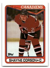 Shayne Corson 1990-91 Topps HOCKEY #58 Montreal Canadiens