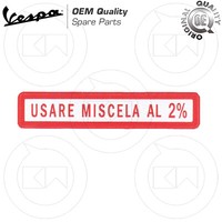 Aufkleber Vespa Verwenden Mischungen Mit 2% Vespa 50 Special L N R