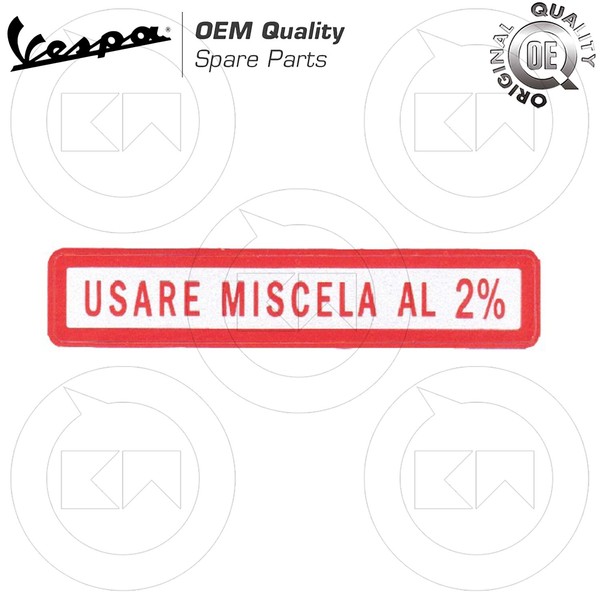 Aufkleber Vespa Verwenden Mischungen Mit 2% Vespa 50 Special L N R-image