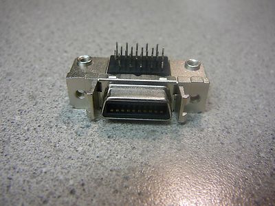 AMP 2-176971-2 .050 Series (II) CHAMP Connector 20-Pos PCB R/A