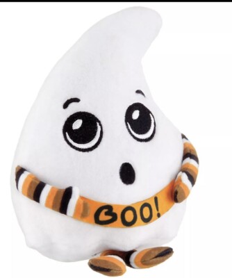 Bearington 7  Spirit Ghost Stuffed Animal  Boo Halloween Decor Toy Plushie