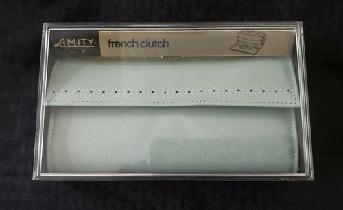 Vintage Womens NOS Amity French Clutch New Kiss Lock