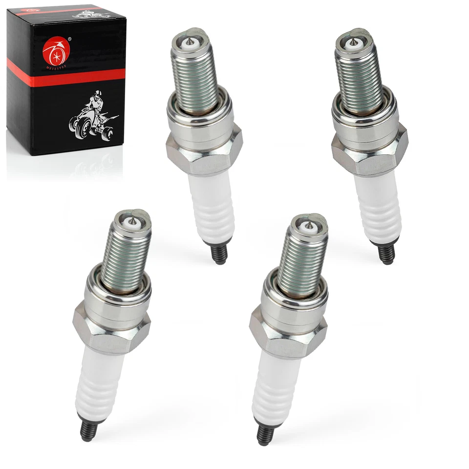 Bujía de iridio bobina de encendido de 4 piezas para Suzuki GSXR1000 GSXS1000 GSXS750 Foto 4 de 4