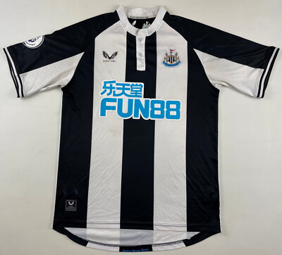 Newcastle United 2021 2022 Castore Fun88 home shirt jersey Utd