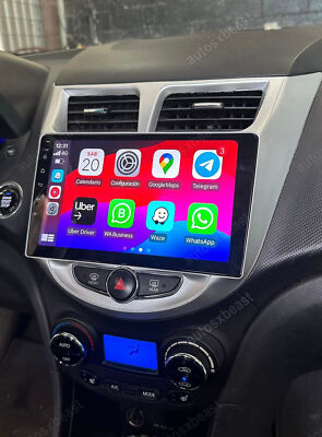 2012-2017 Hyundai Accent Wifi CarPlay Android Car Radio GPS Stereo | 2 ...