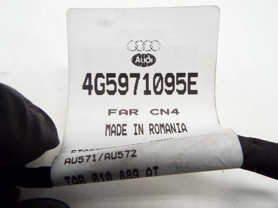 2012-2015 Audi A6 Front Bumper Wiring Harness 4G5971095E - Image 4 of 4