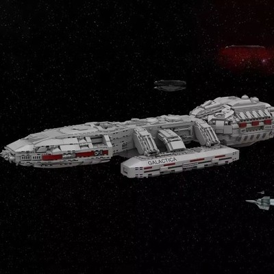 Battlestar Baustein Set Galactiens Star Film Modell Spielzeug Kind Geschenk 2222 Teile