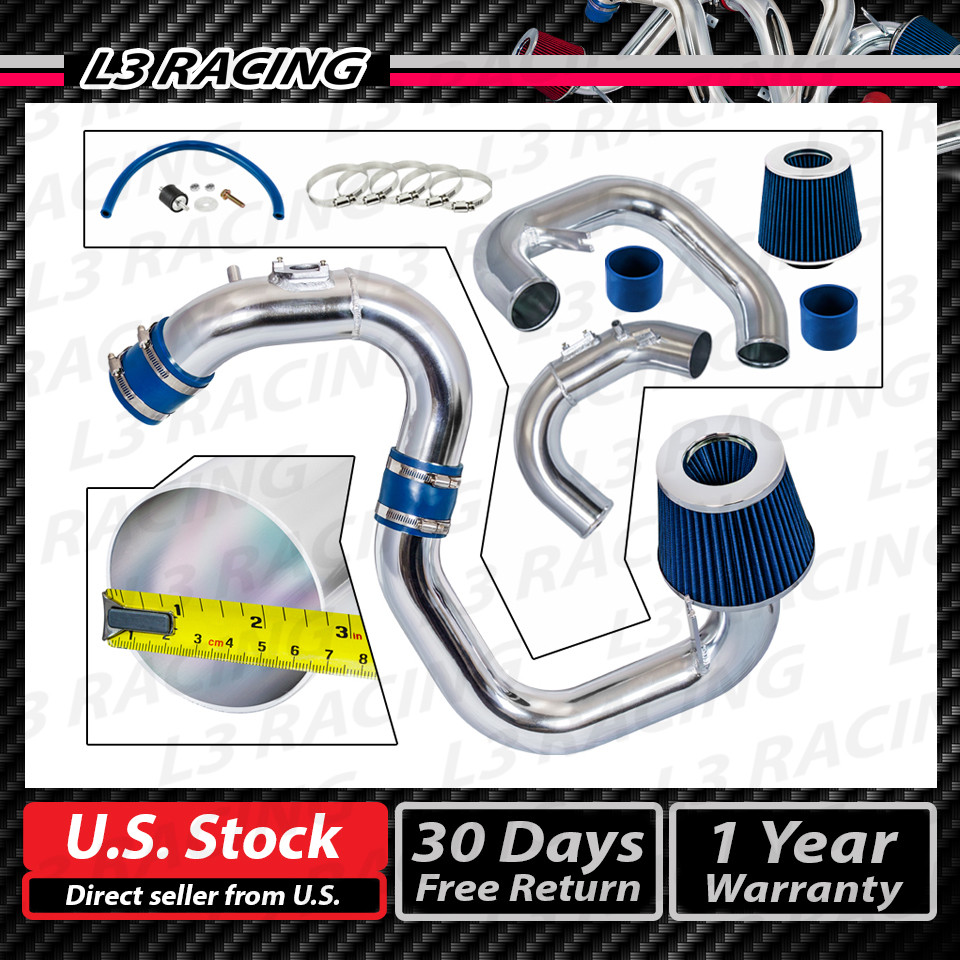 BLUE COLD AIR INDUCTION INTAKE KIT+FILTER FOR Mazda 04-09 Mazda3 2.0L 2.3L L4