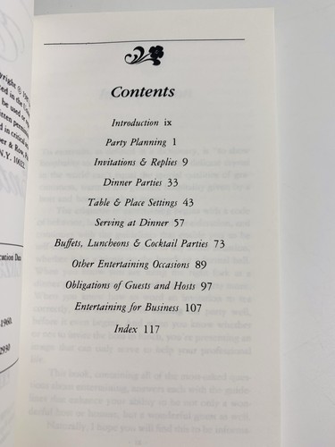 Emily Post on Entertaining by Elizabeth L. Post Paperback Etiquette Guide - Picture 5 of 6