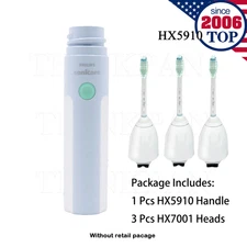Philips Sonicare E-Series Essence Electric Toothbrush Handle HX5910/11 w/ 2 Head