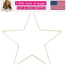 Star Wreath Frame Dream Catcher Ring for Crafts DIY Christmas Hanging Decor M...