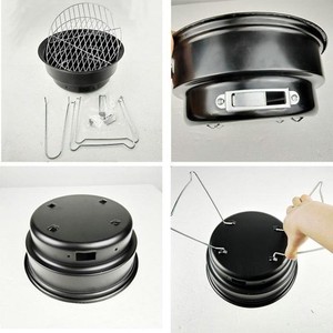 Mini Shape Barbecue Oven With Portable Folding Charcoal Grill For Outdoor