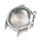 RC1698 Alpinist Style Case Green Chapter Ring - Fluted