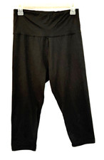 EUC Women's/Teens/Juniors Black Leggings/Yoga Pants Capri Length Sz L-XL