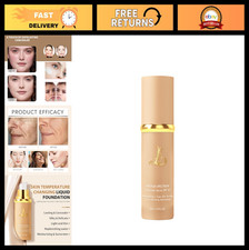4-in-1 Color Changing Foundation Liquid, Full Coverage Concealer SPF 50 , Waterp