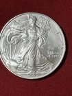 2005 American Silver Eagle 1 oz .999 Fine Silver BU + Protective Capsule