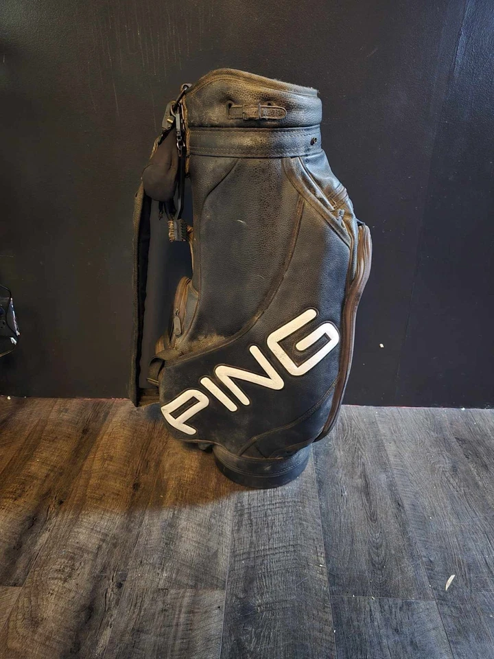 Ping Tour Staff Bag Black 3 Way Top Cart - Image 2 of 4