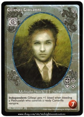 Gillespi Giovanni Giovanni Final Nights V:TES VTES Vampire CCG