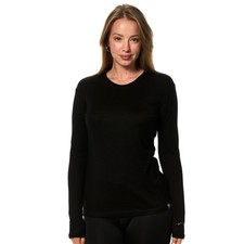 Merino Wool Base Layer Women - 100 Merino Wool Shirt Women Thermal Underwear...