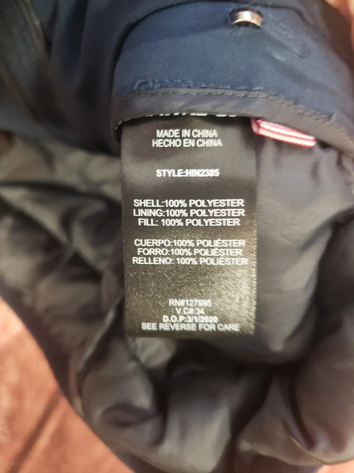 Hawke & Co XXL Puffer Vest Blue Mens Full Zip Jacket - Image 4 of 4